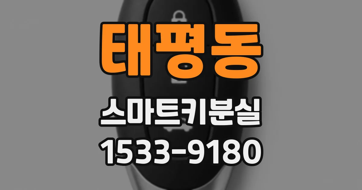 태평동 스마트키분실