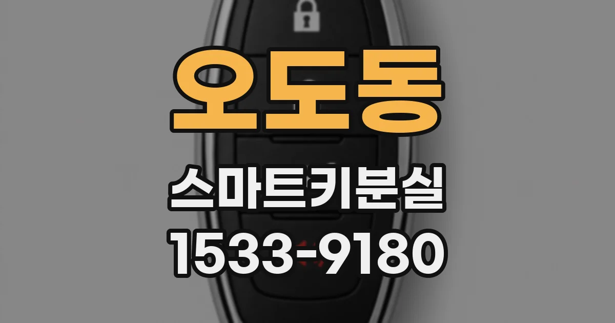 오도동 스마트키분실