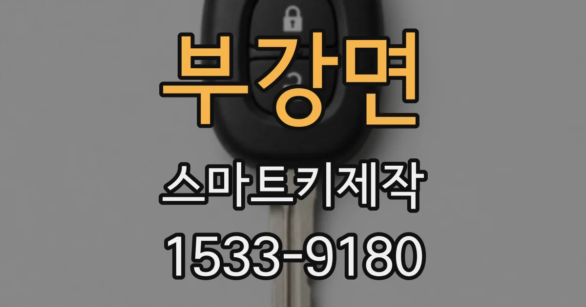 부강면 스마트키제작