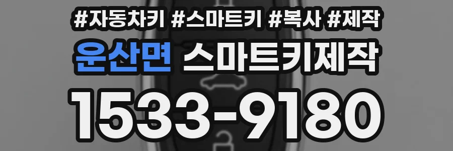 운산면 스마트키제작