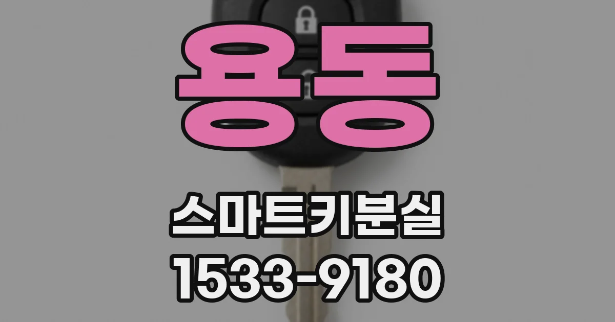 용동 스마트키분실