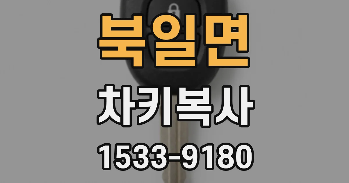 북일면 차키복사
