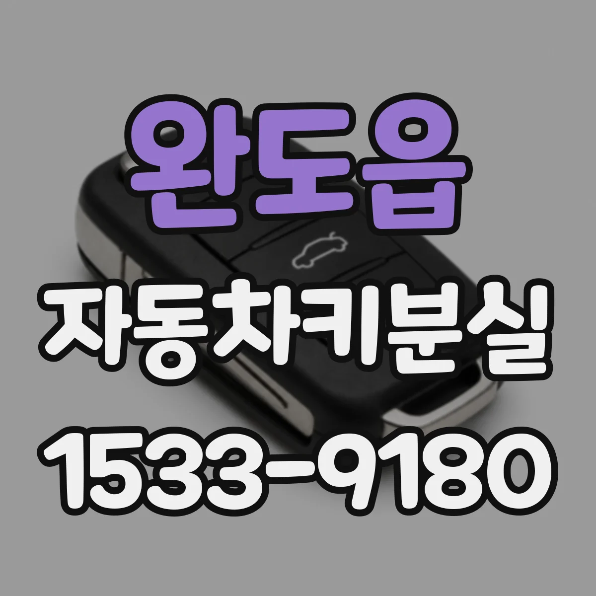 완도읍 자동차키분실