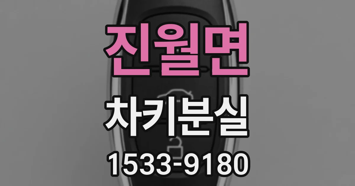 진월면 차키분실