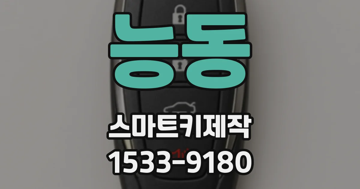 능동 스마트키제작