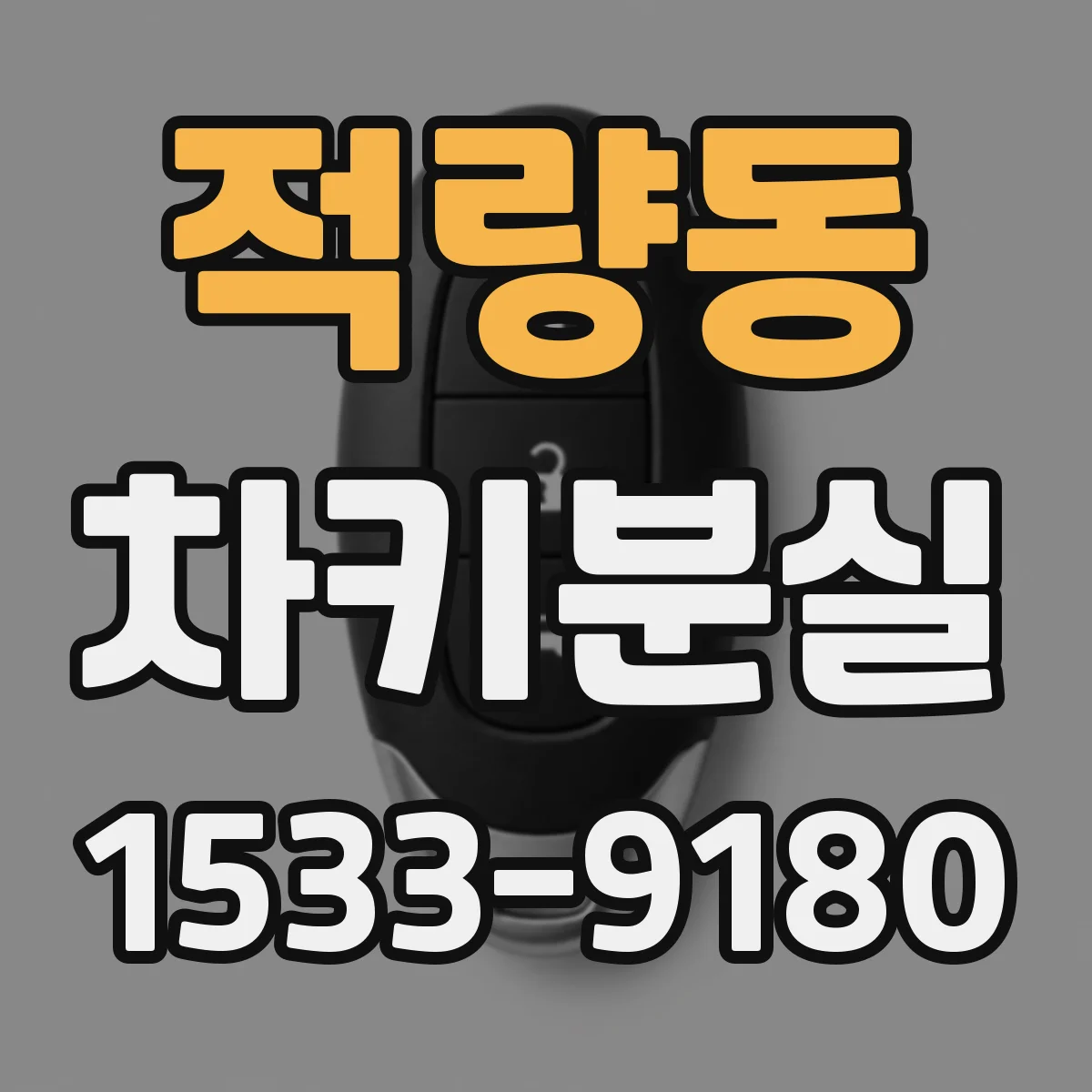 적량동 차키분실