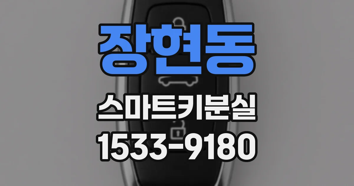 장현동 스마트키분실