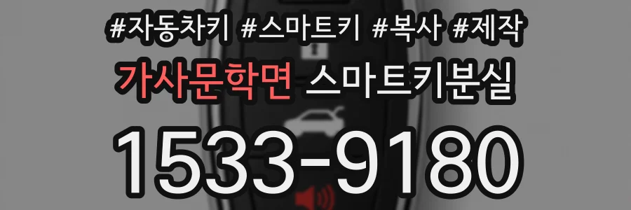 가사문학면 스마트키분실