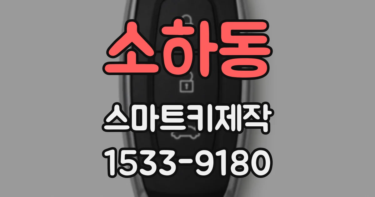 소하동 스마트키제작