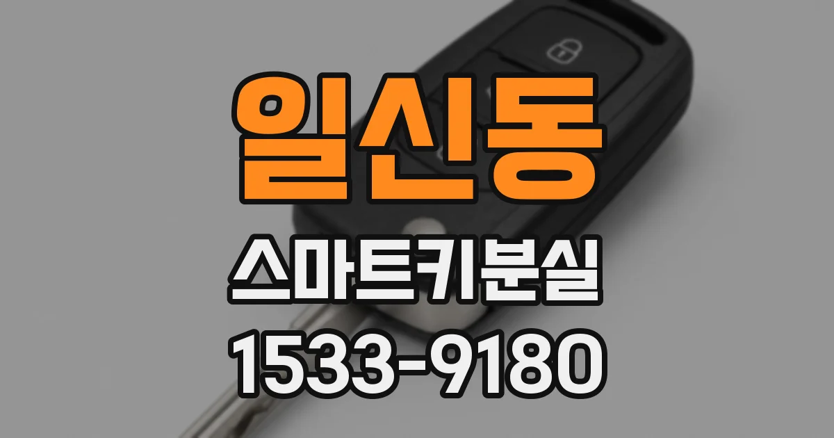 일신동 스마트키분실