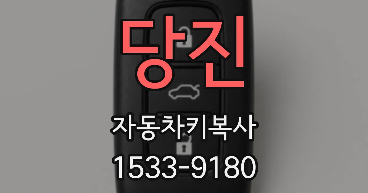 당진 자동차키복사