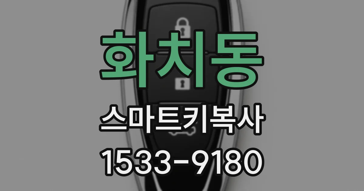 화치동 스마트키복사