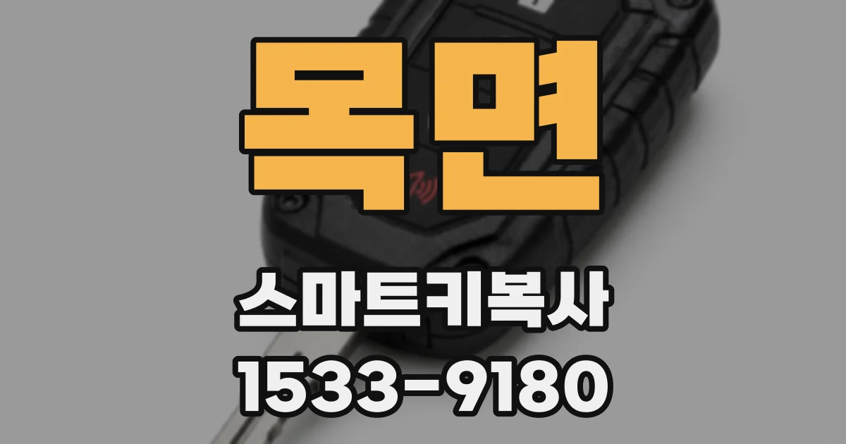 목면 스마트키복사