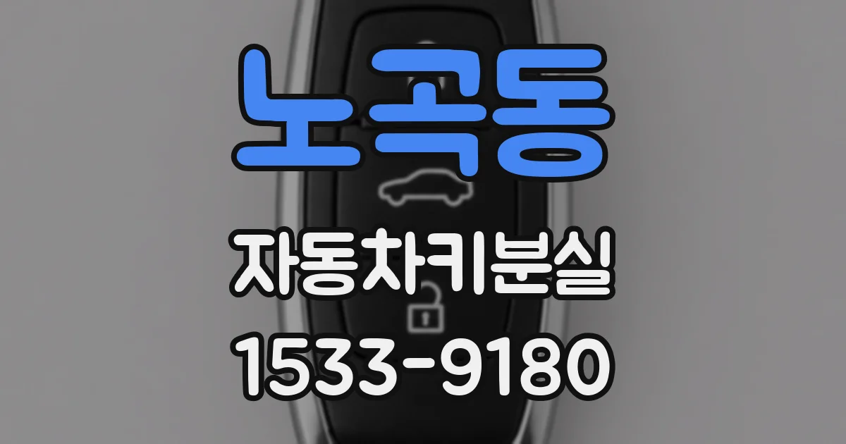 노곡동 자동차키분실