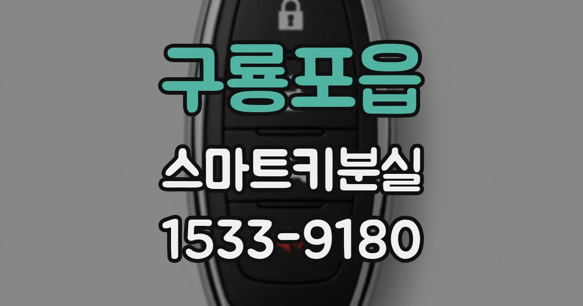 구룡포읍 스마트키분실
