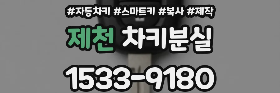 제천 차키분실