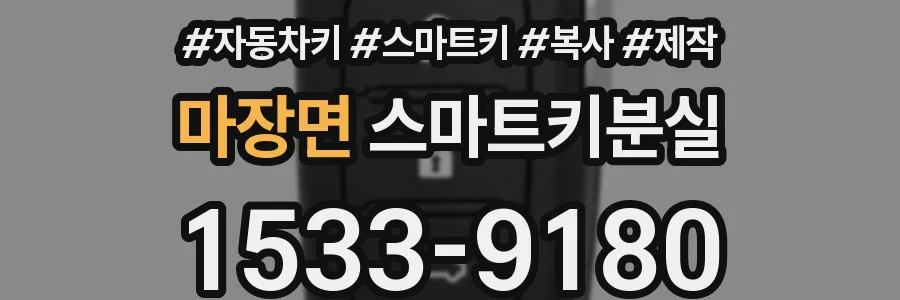 마장면 스마트키분실