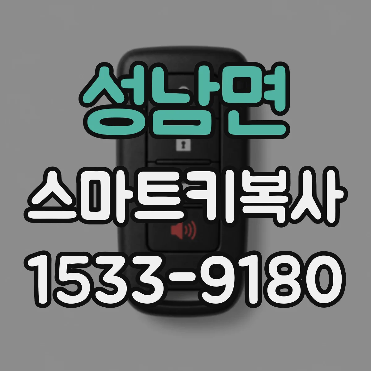 성남면 스마트키복사