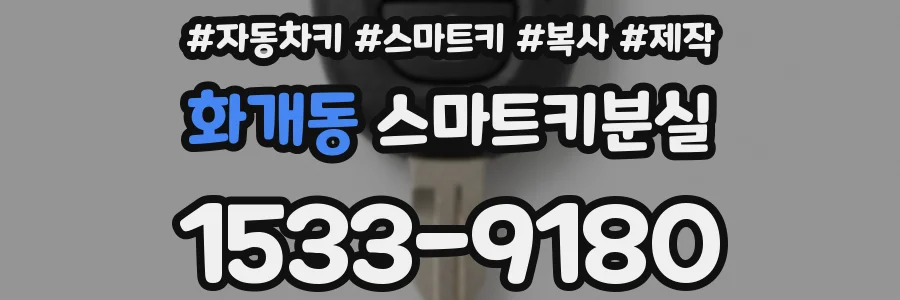 화개동 스마트키분실