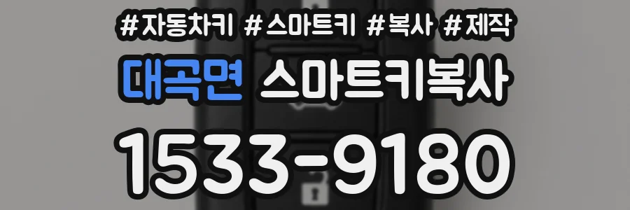 대곡면 스마트키복사