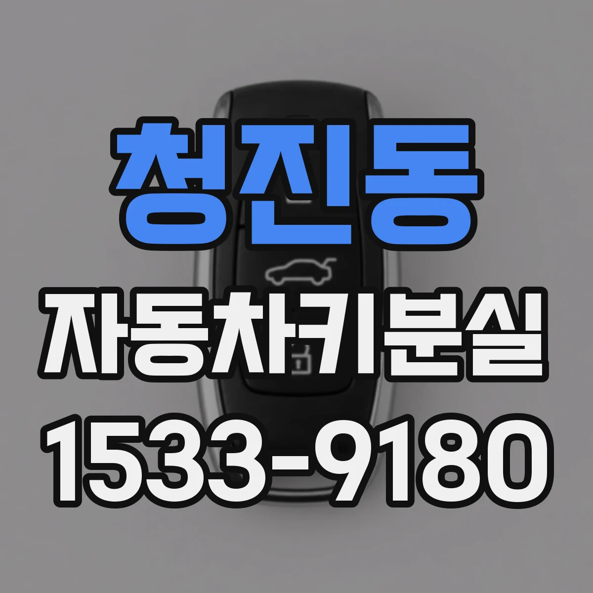 청진동 자동차키분실