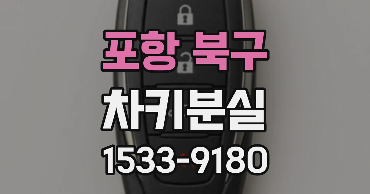 포항 북구 차키분실