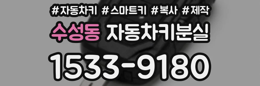 수성동 자동차키분실