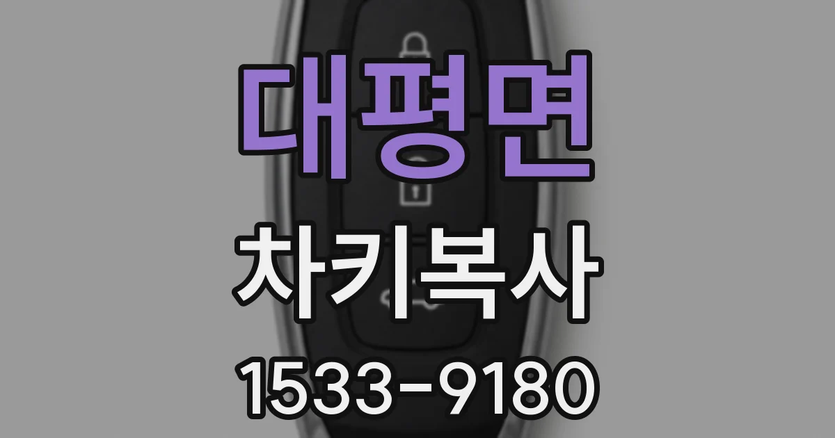 대평면 차키복사