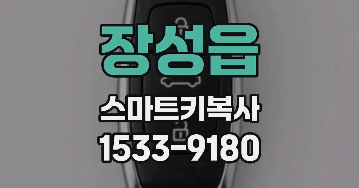 장성읍 스마트키복사