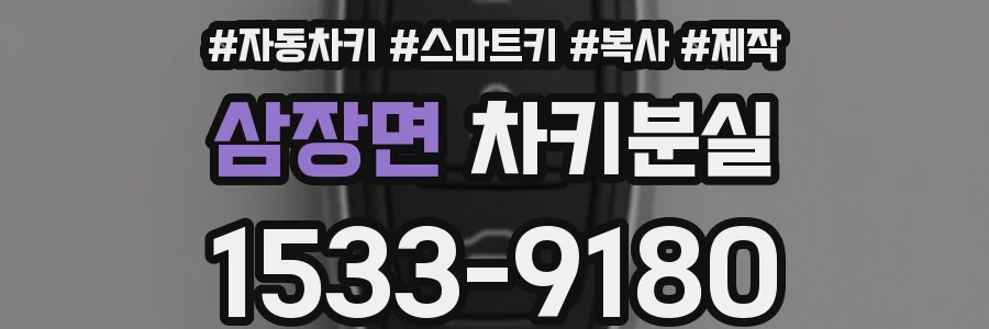 삼장면 차키분실