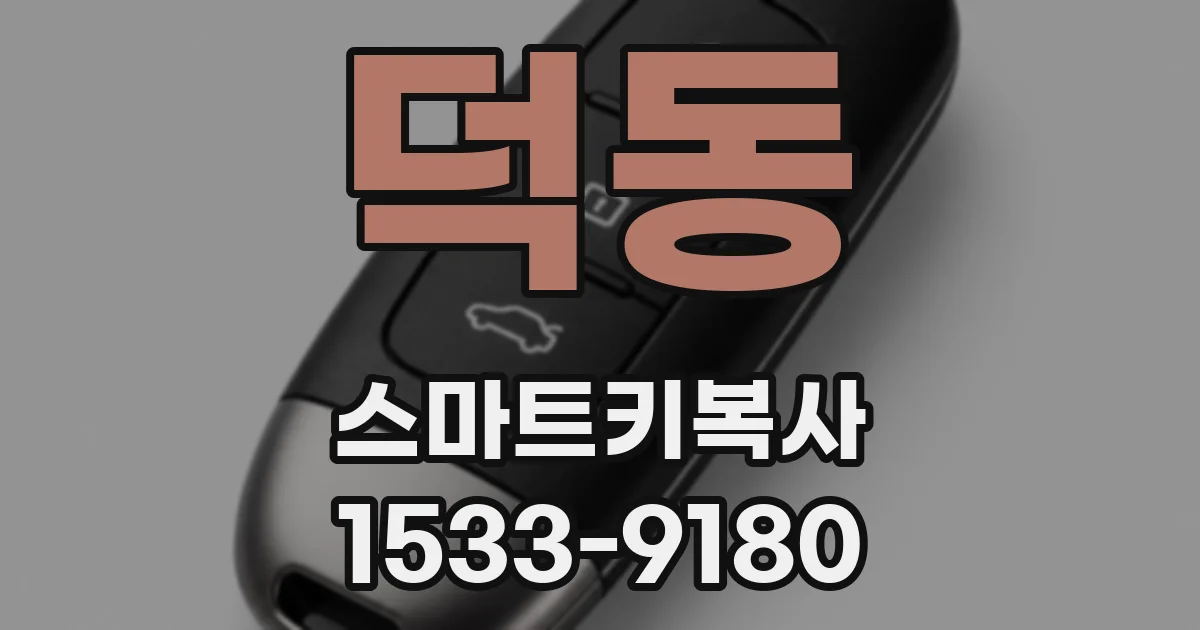 덕동 스마트키복사