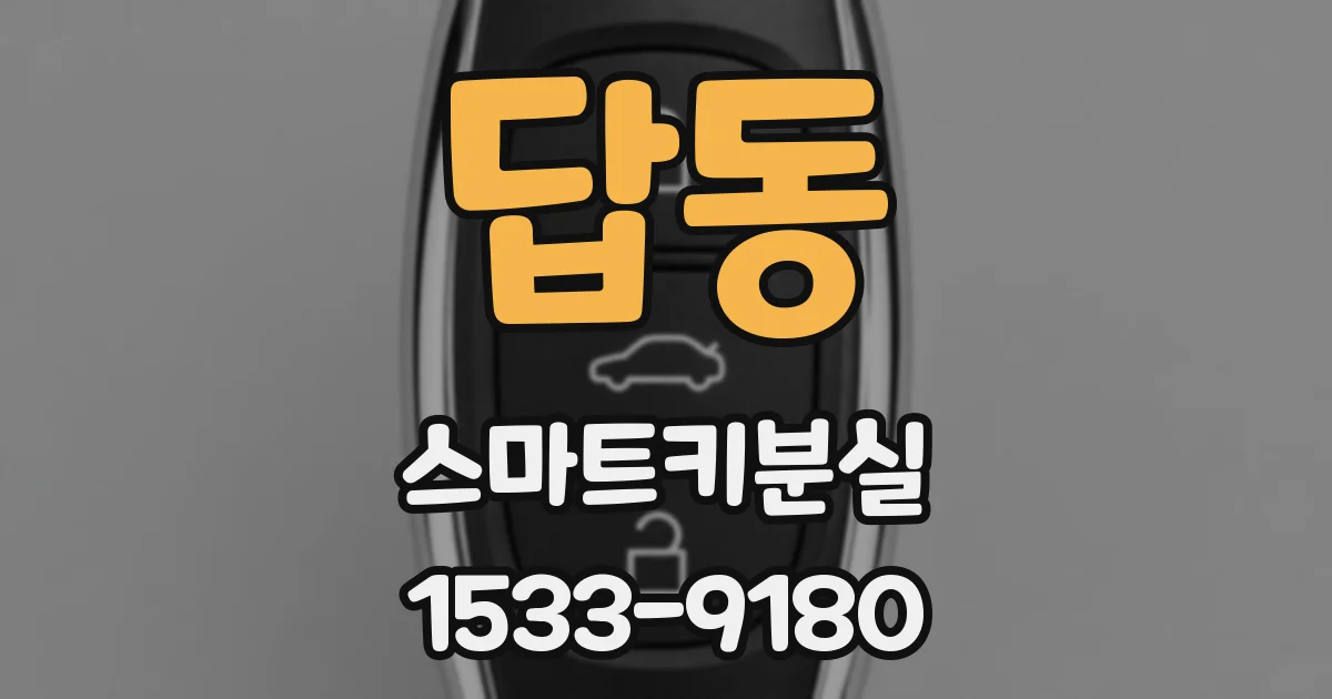 답동 스마트키분실