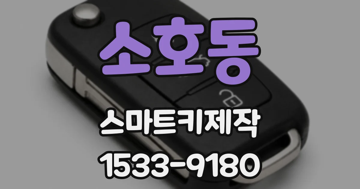 소호동 스마트키제작