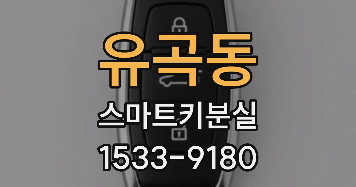 유곡동 스마트키분실