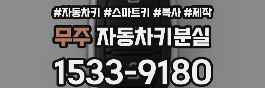 무주 자동차키분실