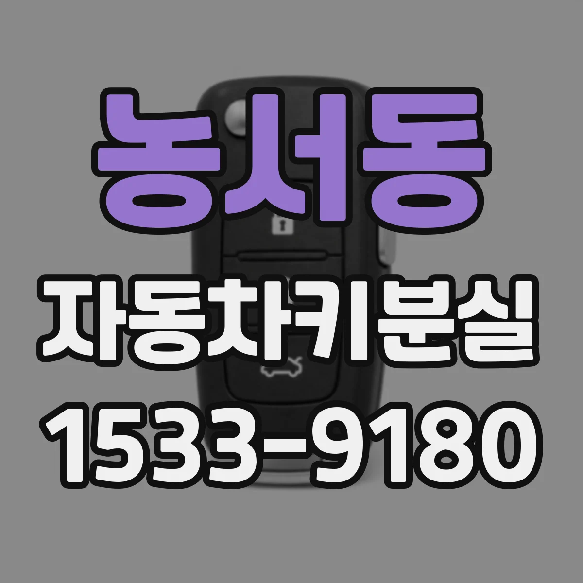농서동 자동차키분실