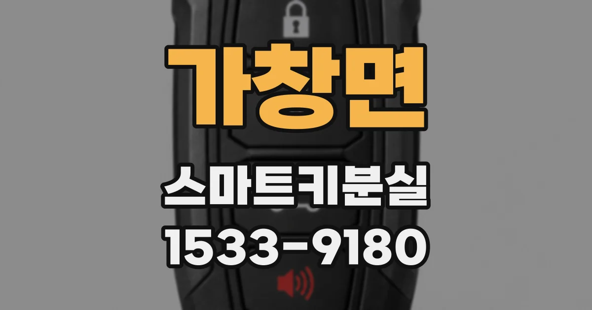 가창면 스마트키분실