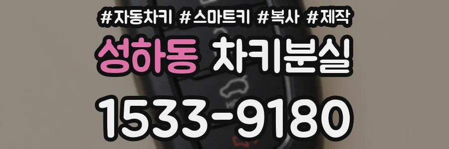 성하동 차키분실