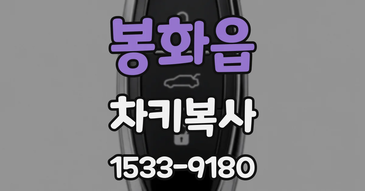 봉화읍 차키복사