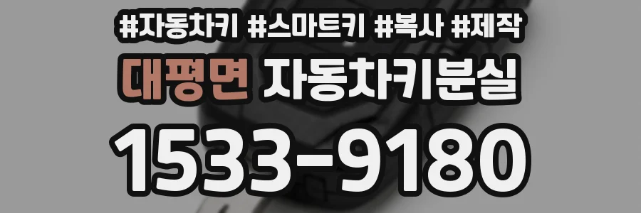 대평면 자동차키분실