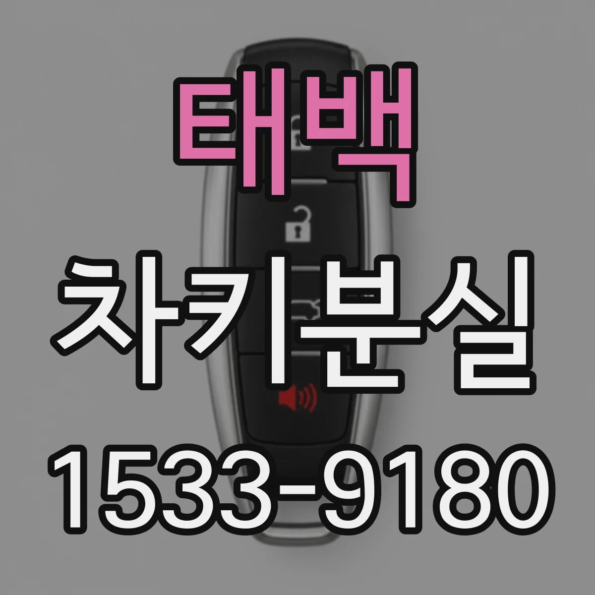 태백 차키분실