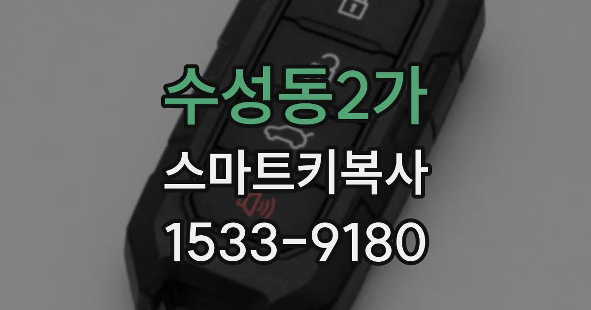 수성동2가 스마트키복사