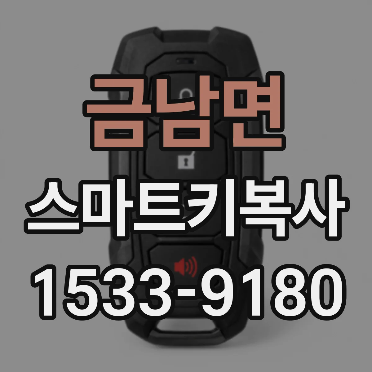 금남면 스마트키복사