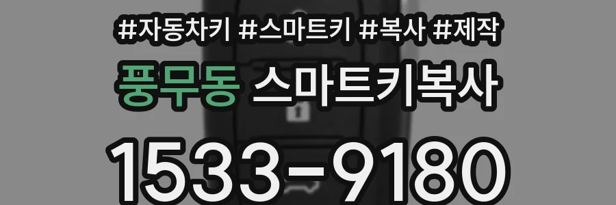 풍무동 스마트키복사