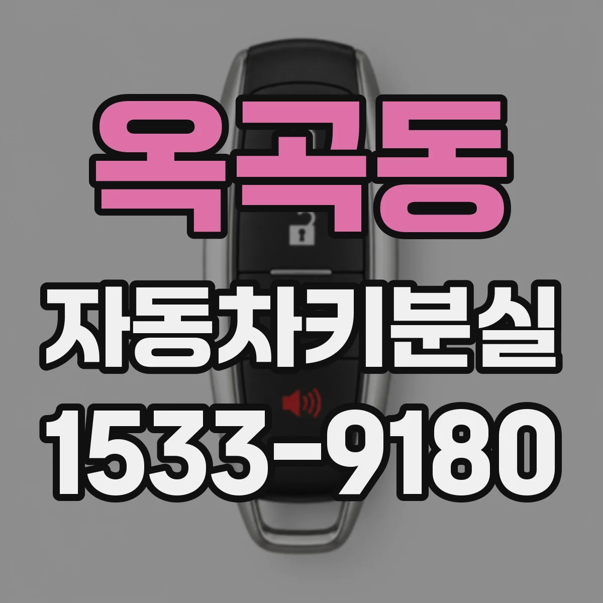 옥곡동 자동차키분실