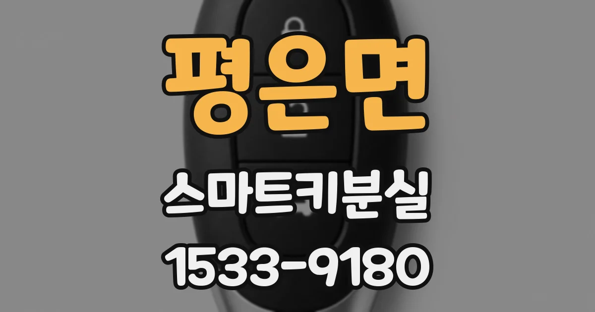 평은면 스마트키분실