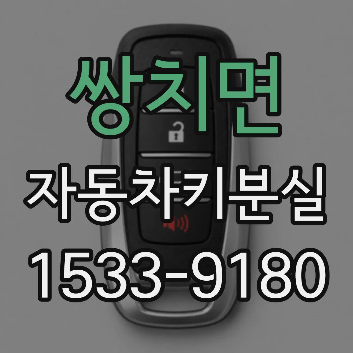 쌍치면 자동차키분실
