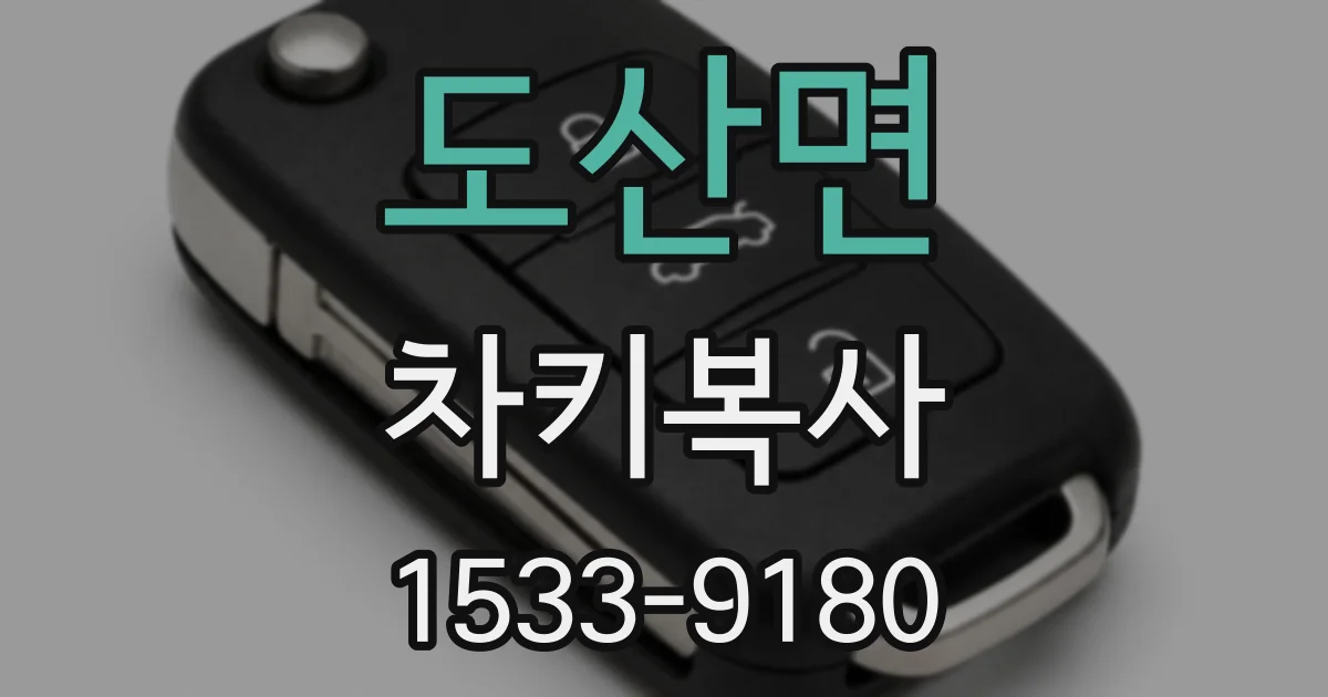도산면 차키복사
