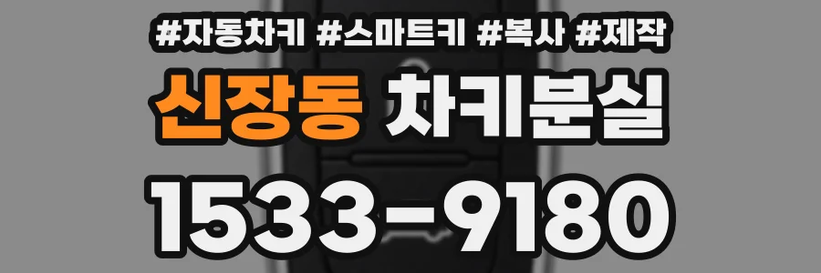 신장동 차키분실