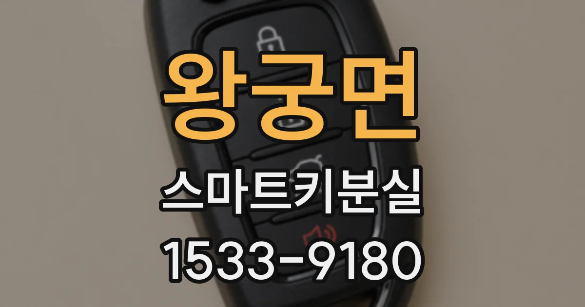 왕궁면 스마트키분실